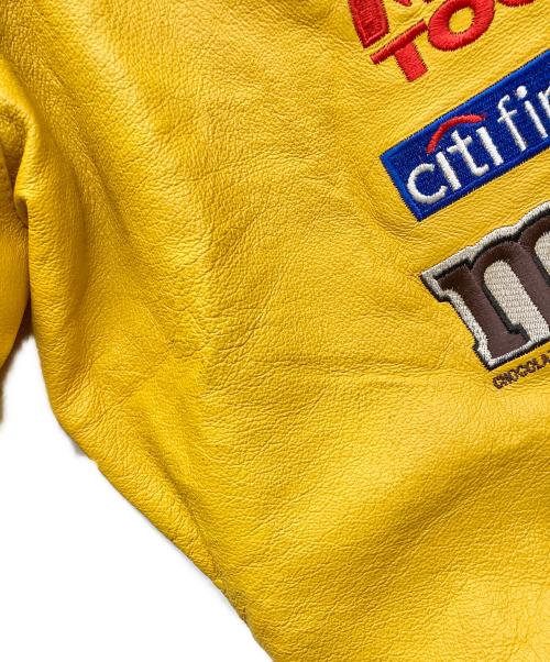 JH Design（ジェイエイチデザイン）JH DESIGN (ジェイエイチデザイン) 古着 M&M's レーシングジャケット ダークブラウン サイズ:Lの古着・服飾アイテム