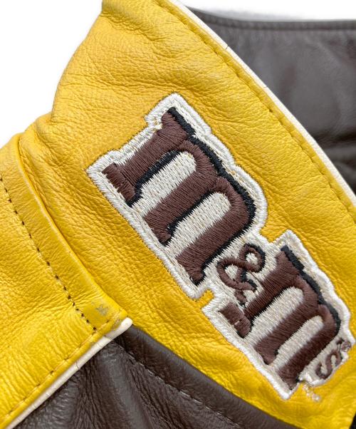 JH Design（ジェイエイチデザイン）JH Design (ジェイエイチデザイン) 古着 M&M's レーシングジャケット ダークブラウン サイズ:SIZE Lの古着・服飾アイテム