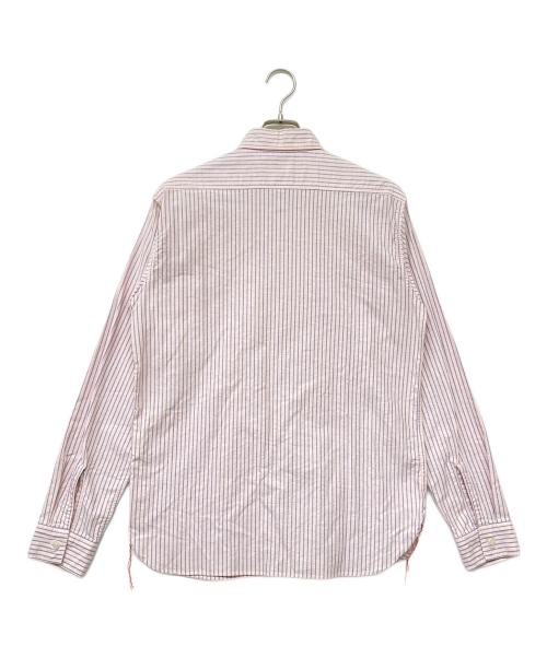 SUGAR CANE LIGHT（シュガーケーン ライト）SUGAR CANE LIGHT (シュガーケーン ライト) ストライプシャツ ピンク サイズ:SIZE Lの古着・服飾アイテム