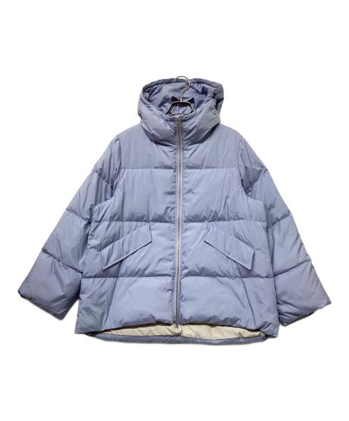 QTUME（クチューム）QTUME (クチューム) フーデッドダウンジャケット スカイブルー サイズ:SIZE38の古着・服飾アイテム