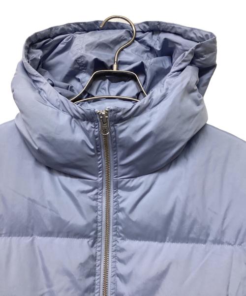 QTUME（クチューム）QTUME (クチューム) フーデッドダウンジャケット スカイブルー サイズ:SIZE38の古着・服飾アイテム