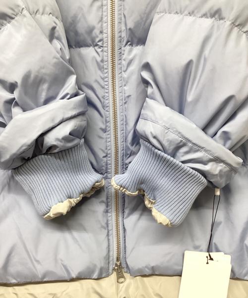 QTUME（クチューム）QTUME (クチューム) フーデッドダウンジャケット スカイブルー サイズ:SIZE38の古着・服飾アイテム
