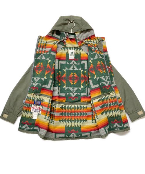 SIERRA DESIGNS（シエラデザインズ）SIERRA DESIGNS (シエラデザインズ) 60/40 Pendleton-lined Mountain Parka グリーン サイズ:SIZE Lの古着・服飾アイテム