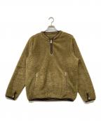 HELLY HANSENヘリーハンセン）の古着「ワークパイルヘンリーネック」｜ブラウン