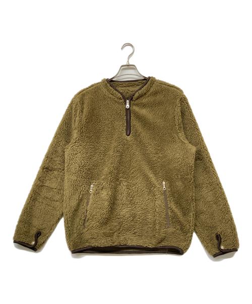 HELLY HANSEN（ヘリーハンセン）HELLY HANSEN (ヘリーハンセン) ワークパイルヘンリーネック ブラウン サイズ:SIZELの古着・服飾アイテム