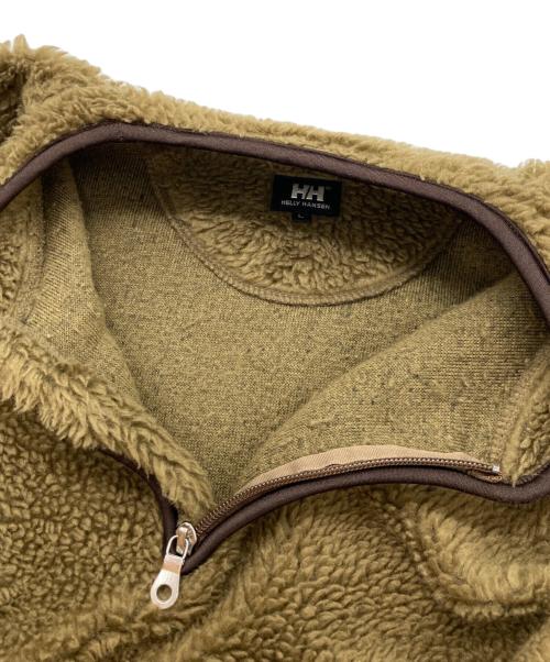 HELLY HANSEN（ヘリーハンセン）HELLY HANSEN (ヘリーハンセン) ワークパイルヘンリーネック ブラウン サイズ:SIZELの古着・服飾アイテム
