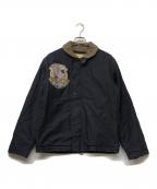 BUZZ RICKSON'Sバズリクソンズ）の古着「VA-36 Looney Tunes Road Runner  N-1DECK JACKET/ルーニーチューンズロードランナー エヌワンデッキジャケット」｜ネイビー