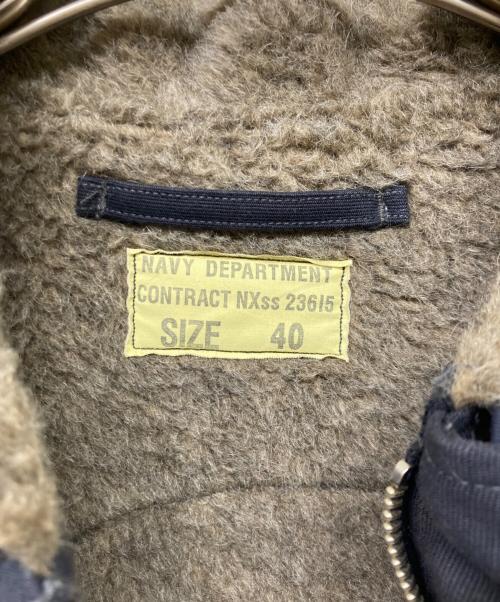 BUZZ RICKSON'S（バズリクソンズ）Buzz Rickson's (バズリクソンズ) VA-36 Looney Tunes Road Runner  N-1DECK JACKET/ルーニーチューンズロードランナー エヌワンデッキジャケット ネイビー サイズ:40の古着・服飾アイテム