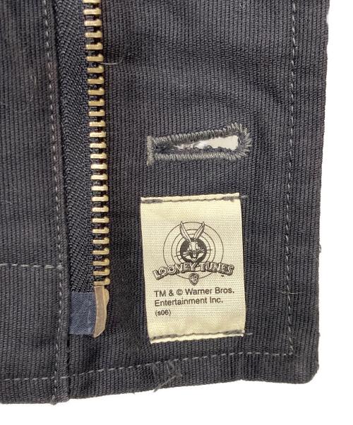 BUZZ RICKSON'S（バズリクソンズ）Buzz Rickson's (バズリクソンズ) VA-36 Looney Tunes Road Runner  N-1DECK JACKET/ルーニーチューンズロードランナー エヌワンデッキジャケット ネイビー サイズ:40の古着・服飾アイテム