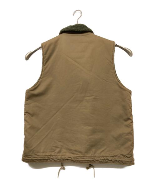BUZZ RICKSON'S（バズリクソンズ）BUZZ RICKSON'S (バズリクソンズ) WG-3 William Gibson COLLECTION FLYER'S MAN VEST(ダブルジースリー ウィリアム ギブソン コレクション) ブラウン サイズ:sizeⅬの古着・服飾アイテム