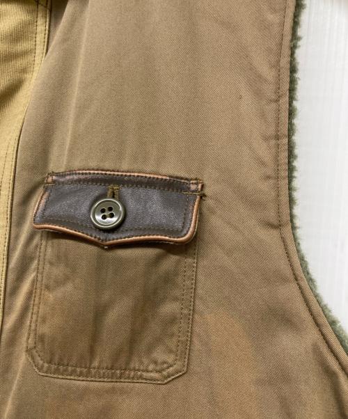 BUZZ RICKSON'S（バズリクソンズ）BUZZ RICKSON'S (バズリクソンズ) WG-3 William Gibson COLLECTION FLYER'S MAN VEST(ダブルジースリー ウィリアム ギブソン コレクション) ブラウン サイズ:sizeⅬの古着・服飾アイテム