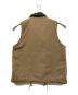 BUZZ RICKSON'S (バズリクソンズ) WG-3 William Gibson COLLECTION FLYER'S MAN VEST(ダブルジースリー ウィリアム ギブソン コレクション) ブラウン サイズ:sizeⅬ：7000円