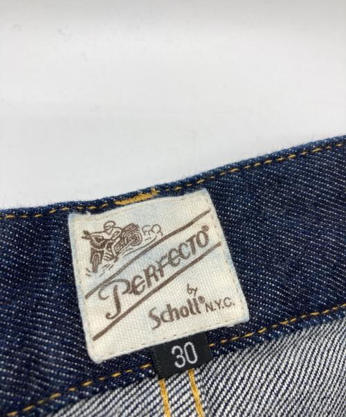Schott（ショット）Schott (ショット) perfect SELVEDGE DENIM PANTS(パーフェクト・セルビッジ・デニム・パンツ) インディゴ サイズ:SIZE76cm (W30)の古着・服飾アイテム
