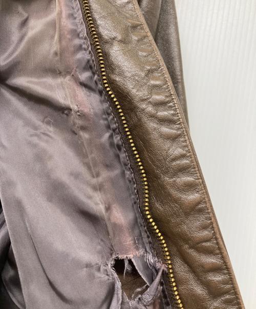 Willis&Geiger（ウィリスアンドガイガー）Willis&Geiger (ウィリスアンドガイガー) A-2 フライトジャケット ブラウン サイズ:size36の古着・服飾アイテム