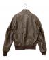 Willis&Geiger (ウィリスアンドガイガー) A-2 フライトジャケット ブラウン サイズ:size36：12000円