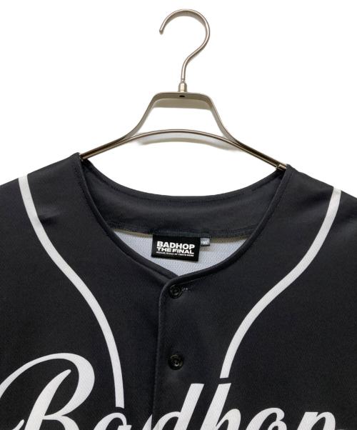 BADHOP（バッドホップ）BADHOP (バッドホップ) ベースボールシャツ ホワイト×ブラック サイズ:ＸＬの古着・服飾アイテム