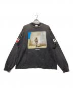 STAR WARS×SAINT MICHAELスターウォーズ×セントマイケル）の古着「DARTHVADER SW LS TEE（ダースベイダー エスダブリュー エルエス ティー）」｜ブラック