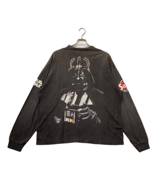 STAR WARS（スターウォーズ）STAR WARS (スターウォーズ) SAINT MICHAEL (セントマイケル) DARTHVADER SW LS TEE（ダースベイダー エスダブリュー エルエス ティー） ブラック サイズ:SIZE XLの古着・服飾アイテム