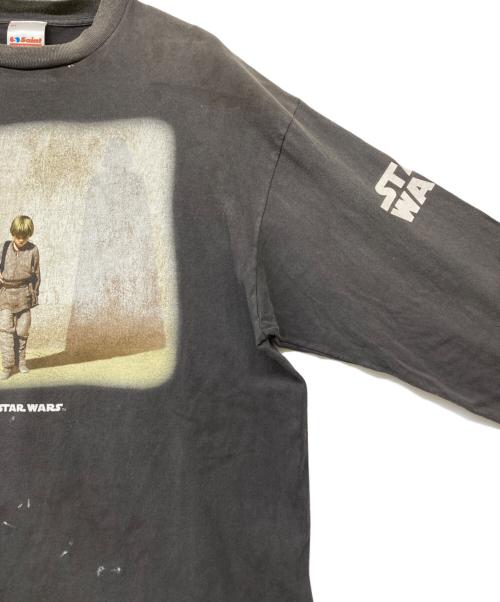 STAR WARS（スターウォーズ）STAR WARS (スターウォーズ) SAINT MICHAEL (セントマイケル) DARTHVADER SW LS TEE（ダースベイダー エスダブリュー エルエス ティー） ブラック サイズ:SIZE XLの古着・服飾アイテム