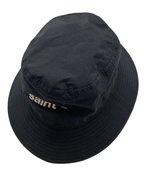 SAINT MICHAEL（セントマイケル）SAINT MICHAEL (セントマイケル) 25SS SAINT BUCKET HAT ブラック サイズ:SIZE OSの古着・服飾アイテム