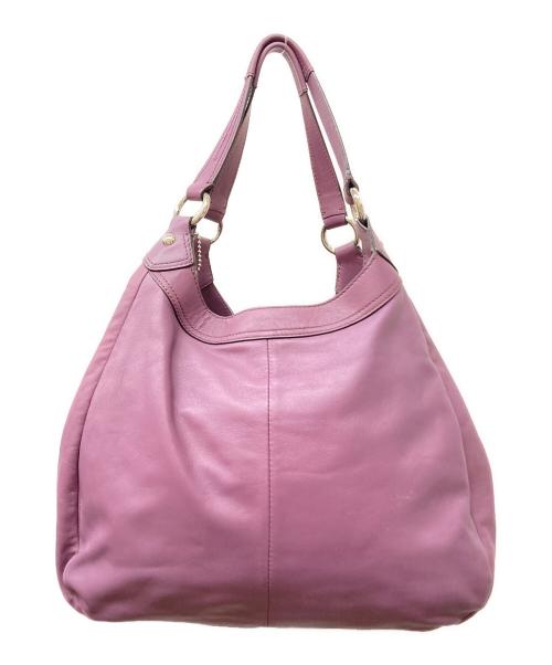 COACH（コーチ）COACH (コーチ) ソーホー ラージホーボー ショルダーバッグ パープルの古着・服飾アイテム