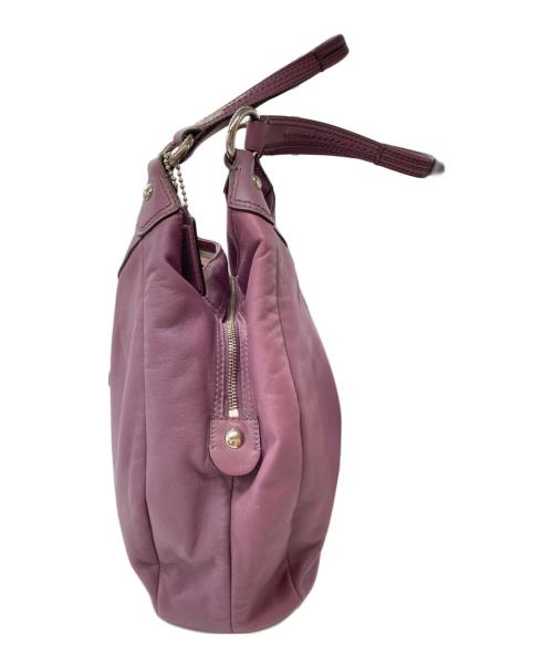 COACH（コーチ）COACH (コーチ) ソーホー ラージホーボー ショルダーバッグ パープルの古着・服飾アイテム