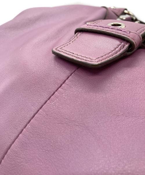 COACH（コーチ）COACH (コーチ) ソーホー ラージホーボー ショルダーバッグ パープルの古着・服飾アイテム