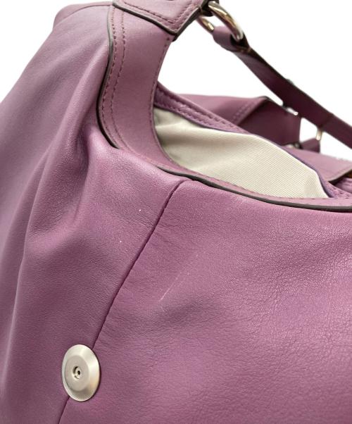 COACH（コーチ）COACH (コーチ) ソーホー ラージホーボー ショルダーバッグ パープルの古着・服飾アイテム