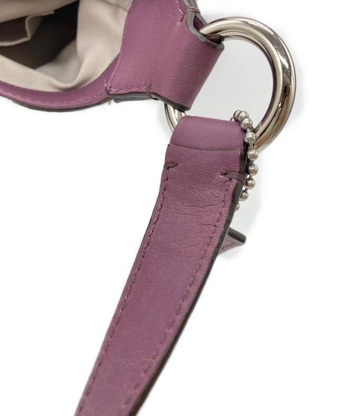 COACH（コーチ）COACH (コーチ) ソーホー ラージホーボー ショルダーバッグ パープルの古着・服飾アイテム