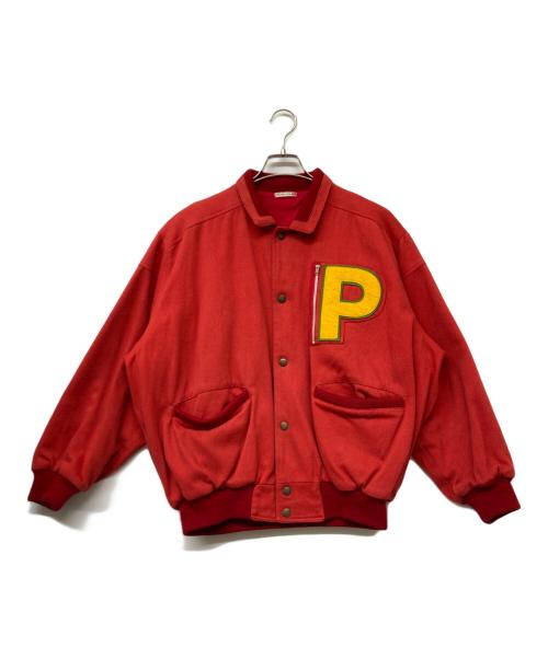 PERSON'S FOR MEN（パーソンズフォーメン）PERSON'S FOR MEN (パーソンズフォーメン) 古着ジップブルゾン レッド サイズ:不明の古着・服飾アイテム