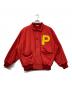 PERSON'S FOR MEN（パーソンズフォーメン）の古着「古着ジップブルゾン」｜レッド