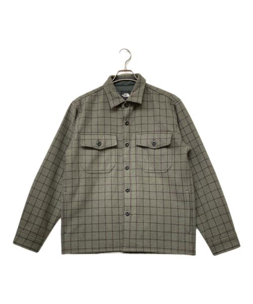 THE NORTH FACE（ザ ノース フェイス）THE NORTH FACE (ザ ノース フェイス) Wool Bonding CPO(ウール ボンディング シーピーオー) グリーン サイズ:SIZELの古着・服飾アイテム