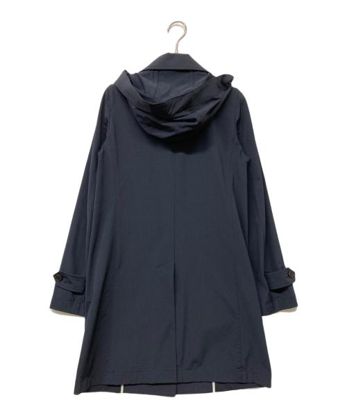 Aquascutum（アクアスキュータム）Aquascutum (アクアスキュータム) フード付きコート ネイビー サイズ:Ｓの古着・服飾アイテム