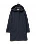 Aquascutum（アクアスキュータム）の古着「フード付きコート」｜ネイビー