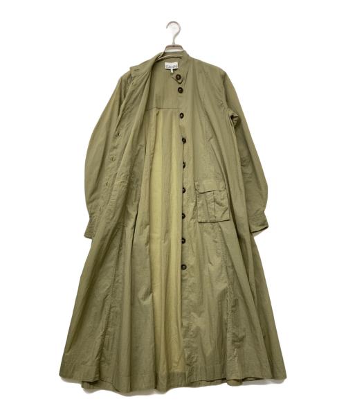 GANNI（ガニー）Ganni (ガニー) ナイロンコート グリーン サイズ:Sの古着・服飾アイテム