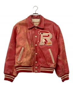 中古・古着通販】KEBOZ (ケボズ) SATIN STADIUM JACKET【ORANGE