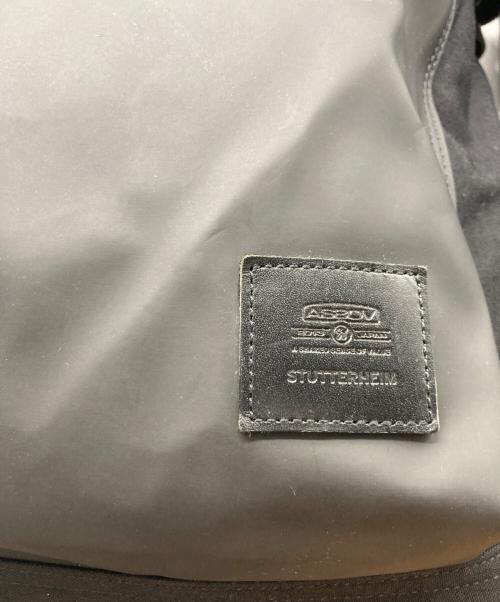 AS2OV（アッソブ）AS2OV (アッソブ) STUTTERHEIM (ストゥッテルハイム) ROLL TOP BACK PACK ブラックの古着・服飾アイテム