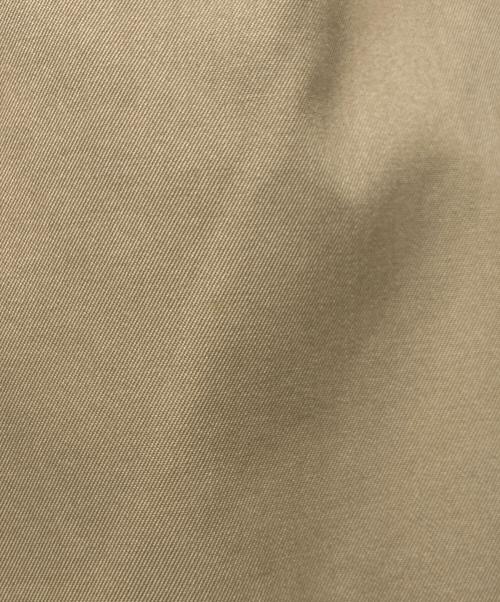 Aquascutum（アクアスキュータム）Aquascutum (アクアスキュータム) 裏地チェックステンカラーコート ベージュ サイズ:不明の古着・服飾アイテム