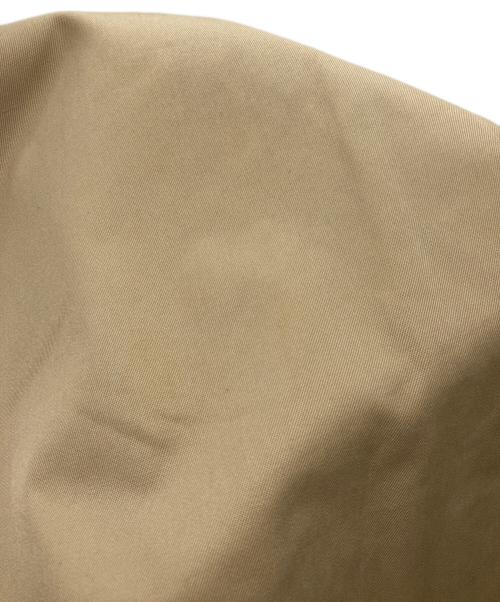 Aquascutum（アクアスキュータム）Aquascutum (アクアスキュータム) 裏地チェックステンカラーコート ベージュ サイズ:不明の古着・服飾アイテム