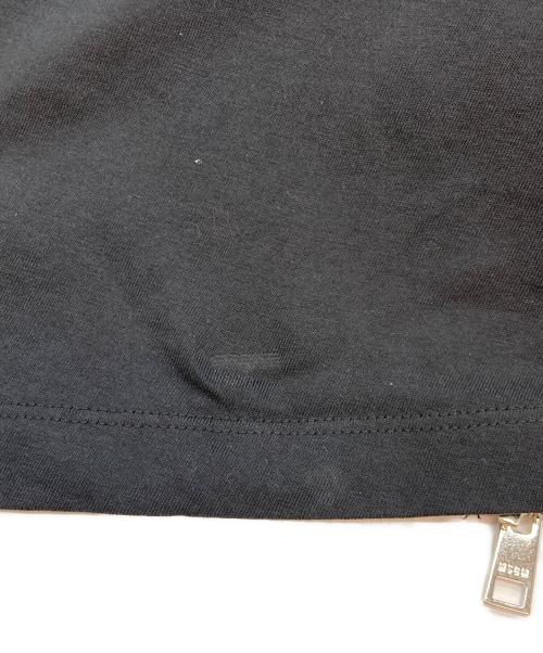 MSGM（エムエスジーエム）MSGM (エムエスジーエム) Gathered-side zip-up dress(ギャザード サイド ジップアップ ドレス) ブラック サイズ:sizeSの古着・服飾アイテム