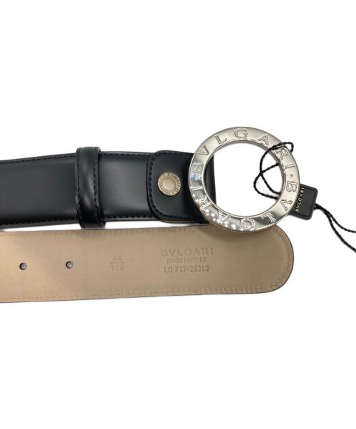 BVLGARI（ブルガリ）BVLGARI (ブルガリ) ロゴマニア サークルロゴレザーベルト サイズ:44/110の古着・服飾アイテム