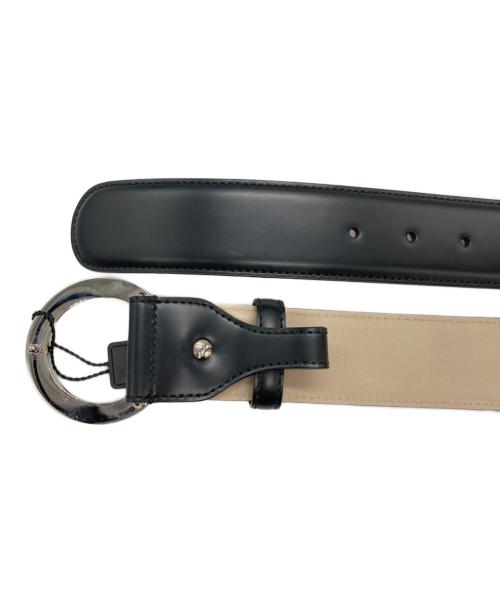 BVLGARI（ブルガリ）BVLGARI (ブルガリ) ロゴマニア サークルロゴレザーベルト サイズ:44/110の古着・服飾アイテム