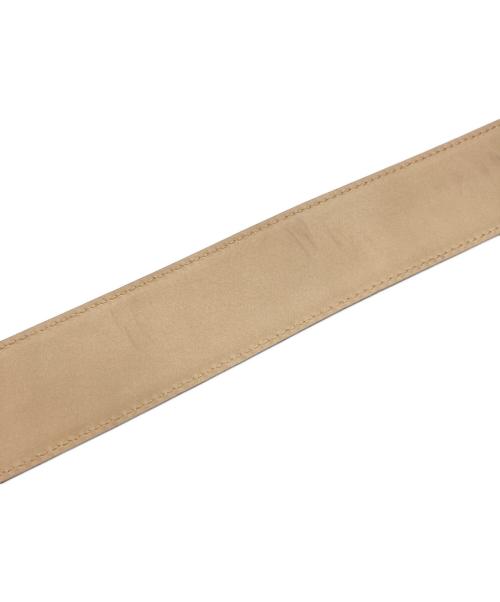 BVLGARI（ブルガリ）BVLGARI (ブルガリ) ロゴマニア サークルロゴレザーベルト サイズ:44/110の古着・服飾アイテム