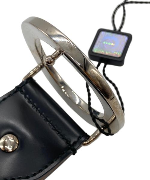 BVLGARI（ブルガリ）BVLGARI (ブルガリ) ロゴマニア サークルロゴレザーベルト サイズ:44/110の古着・服飾アイテム