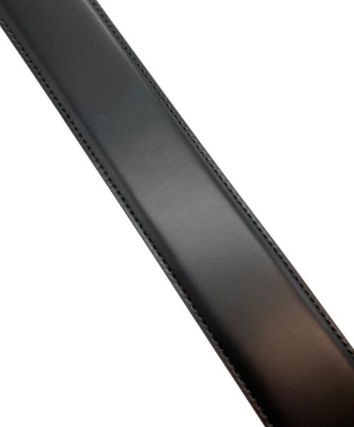 BVLGARI（ブルガリ）BVLGARI (ブルガリ) ロゴマニア サークルロゴレザーベルト サイズ:44/110の古着・服飾アイテム