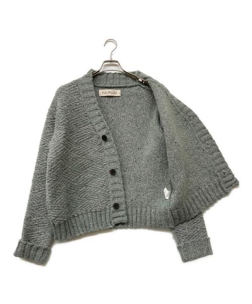 POLYPLOID（ポリプロイド）POLYPLOID (ポリプロイド) ニットカーディガン ライトグリーン サイズ:2の古着・服飾アイテム