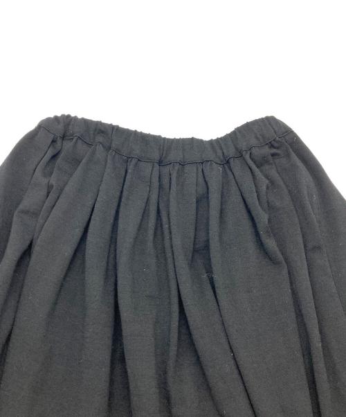 tricot COMME des GARCONS（トリココムデギャルソン）tricot COMME des GARCONS (トリココムデギャルソン) 80s アーカイブ 川久保玲期 ウエストゴム プリーツロングスカート ブラック サイズ:不明の古着・服飾アイテム