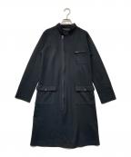 COMME des GARCONS COMME des GARCONSコムデギャルソン コムデギャルソン）の古着「00s ポリジップコート」｜ブラック