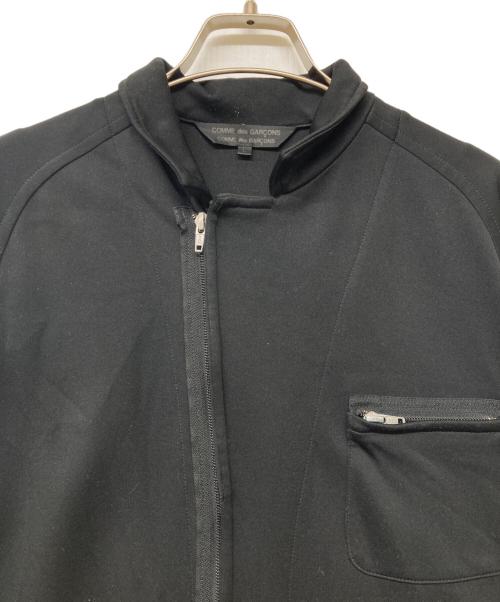 COMME des GARCONS COMME des GARCONS（コムデギャルソン コムデギャルソン）COMME des GARCONS COMME des GARCONS (コムデギャルソン コムデギャルソン) 00s ポリジップコート ブラック サイズ:SIZE Lの古着・服飾アイテム
