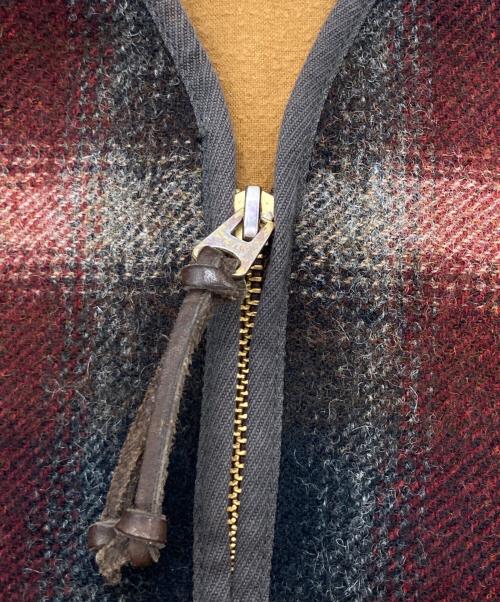 RRL（ダブルアールエル）RRL (ダブルアールエル) チェック柄ウールベスト レッド サイズ:XSの古着・服飾アイテム